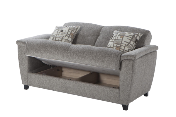 Aspen Aristo Light Brown Loveseat on Sale