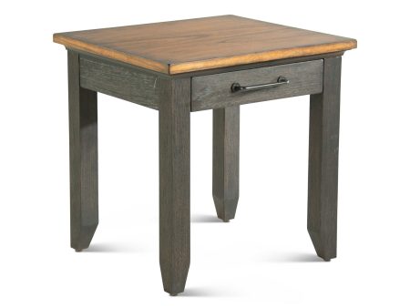 Bear Creek Brown End Table Discount