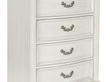 Montelaine Antique White Chest of Drawers Fashion