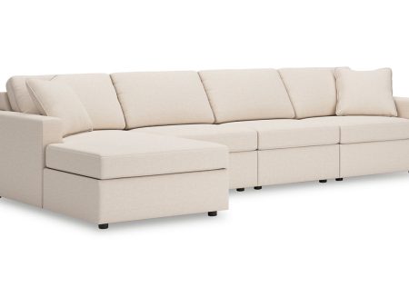 Modmax Oyster 4-Piece Sectional with Chaise Supply