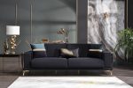 Carlino Napoly Black Loveseat Fashion