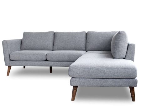 Batres Grey RAF Chaise Sectional Online now