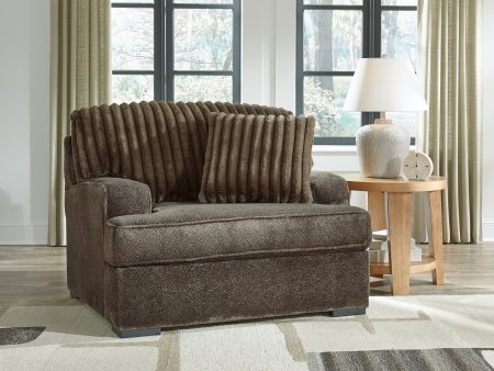 Aylesworth Chocolate Oversized Chair For Cheap