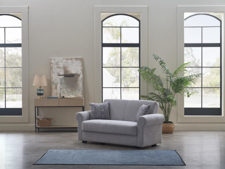 Elita S Koopsi Light Gray Loveseat Supply