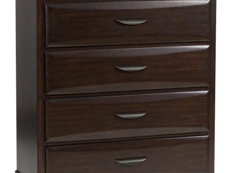 Vanmore Dark Brown Chest of Drawers For Discount