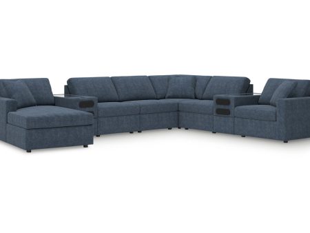 Modmax Ink 8-Piece Sectional with Audio System and Chaise For Cheap