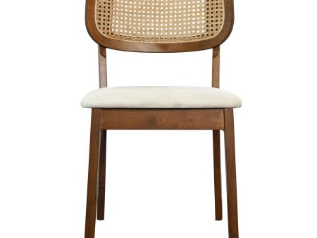 Kaden Cream Velvet Dining Chair (Set Of 2) For Cheap