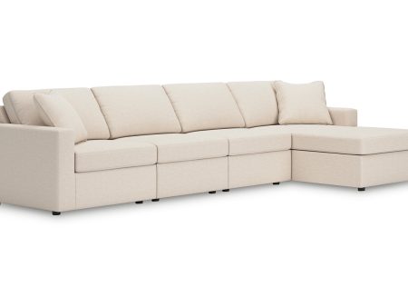 Modmax Oyster 4-Piece Sectional with Chaise Sale