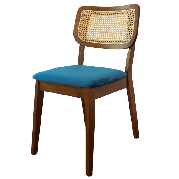 Kaden Navy Blue Velvet Dining Chair (Set Of 2) on Sale