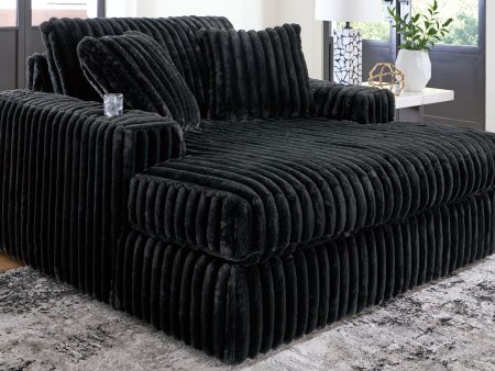 Midnight-Madness Onyx Oversized Chaise Fashion