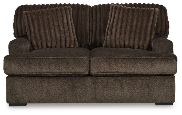 Aylesworth Chocolate Loveseat For Sale