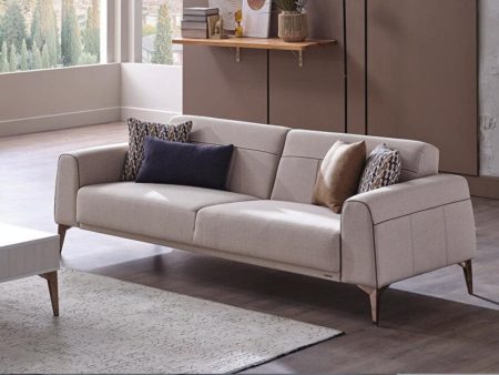 Pandora Fox Cream Loveseat on Sale