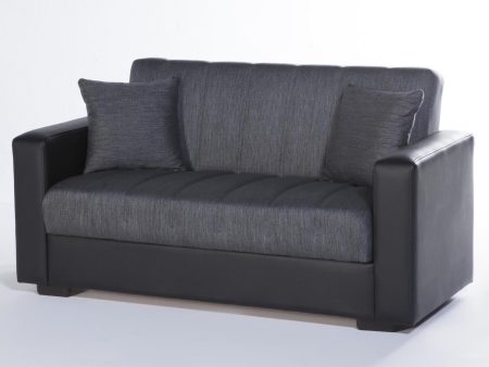 Sidney Bolzoni Gray Loveseat For Discount