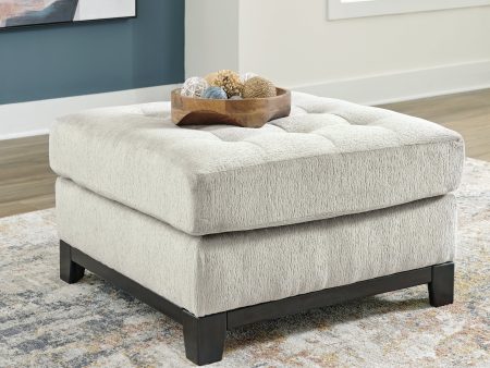 Maxon Place Stone Oversized Accent Ottoman Online Sale