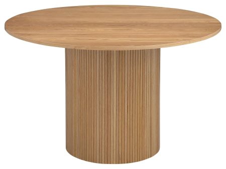 Bradbury Round 48-inch Wood Dining Table Natural Brown Online