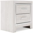 Altyra Queen Panel Bed with Mirrored Dresser, Chest and 2 Nightstands in White For Cheap