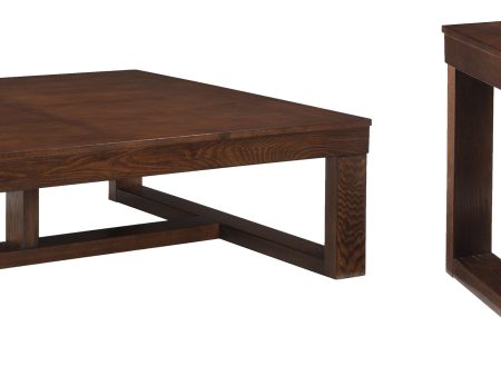 Watson Coffee Table with 1 End Table in Dark Brown Online