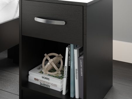 Finch Black Nightstand Online